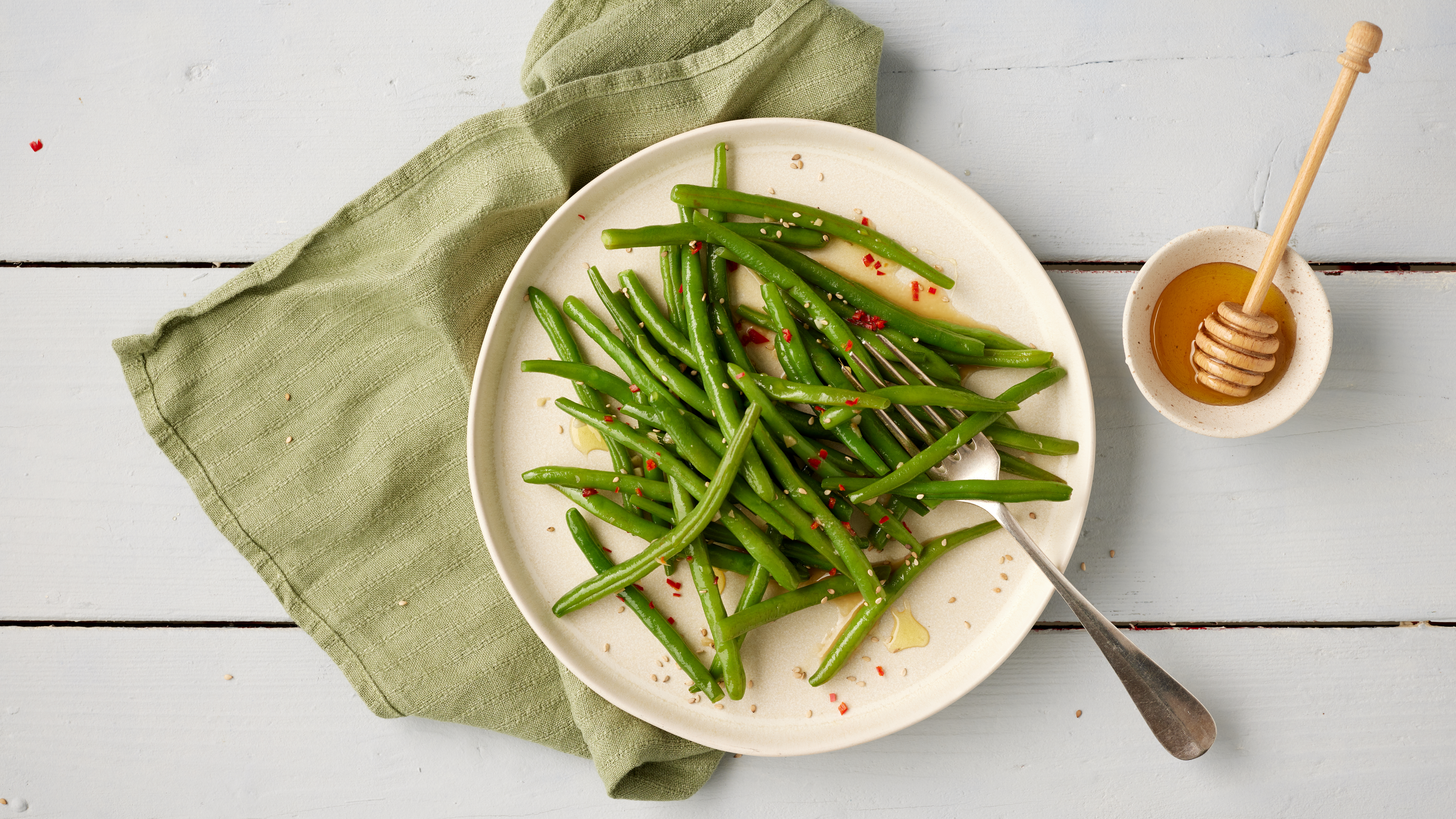 Haricots verts à l’asiatique