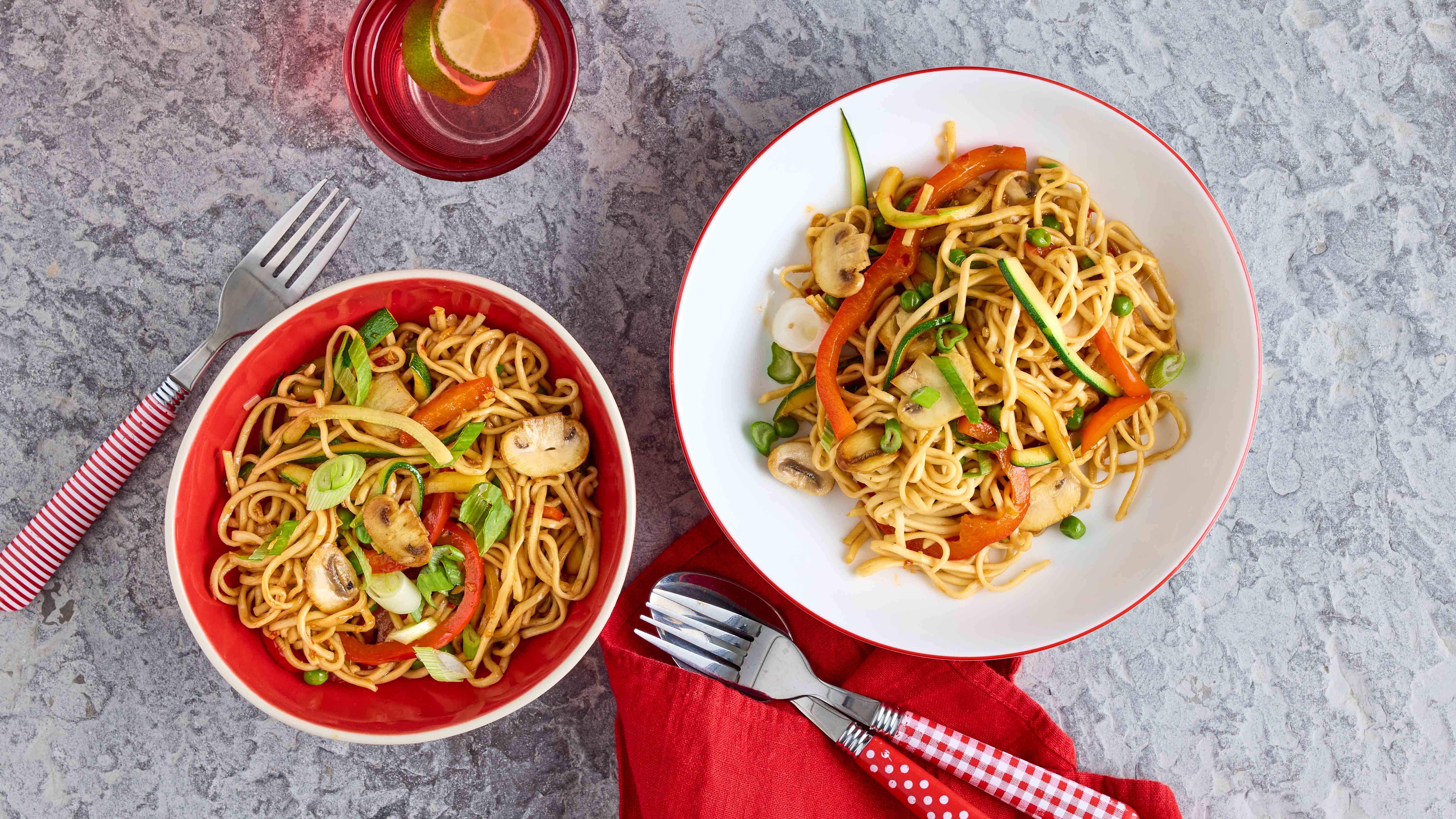 Noodles di verdure all’asiatica